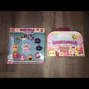 Squeezamals picnic pack & 11 piece squish set